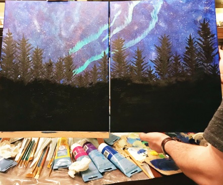 At Home Date: Paint Night